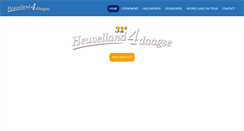 Desktop Screenshot of heuvelland4daagse.nl